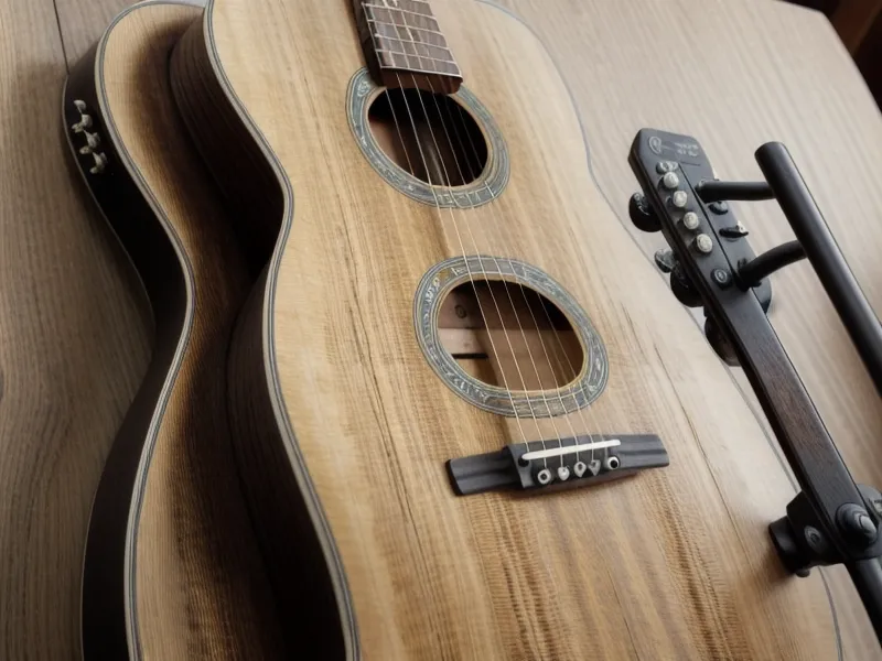 Primer plano de dedos con marcas de cuerdas de guitarra sobre el mástil
