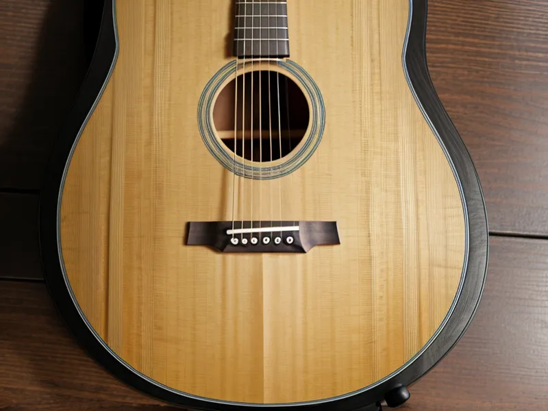 Dedos de un principiante presionando acordes básicos en el diapasón de la guitarra