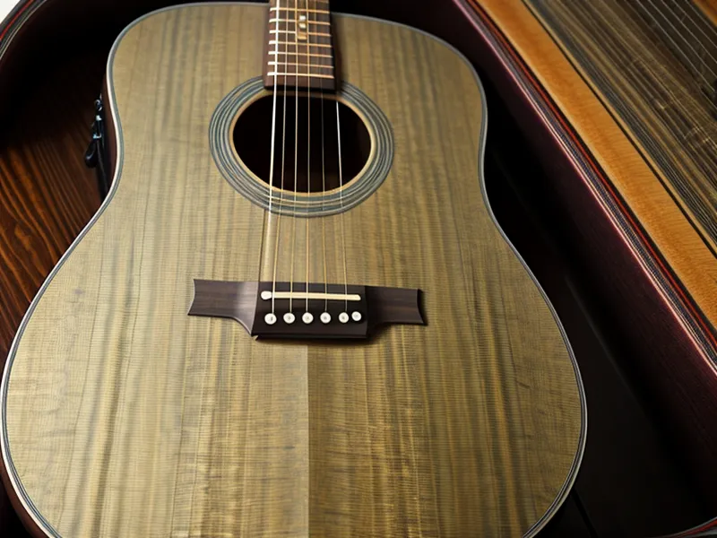 Primer plano de manos cambiando acordes de Sol a Do en guitarra acústica