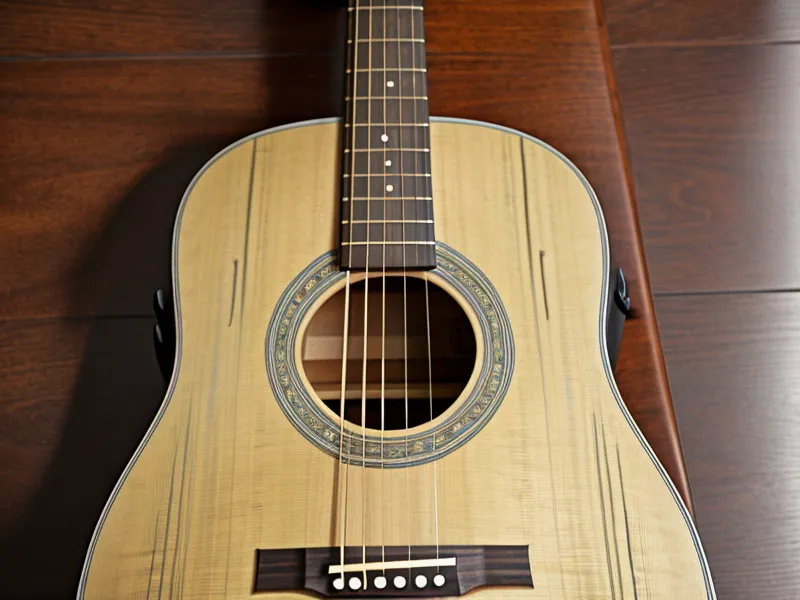 Primer plano de manos intentando hacer un acorde de cejilla en una guitarra