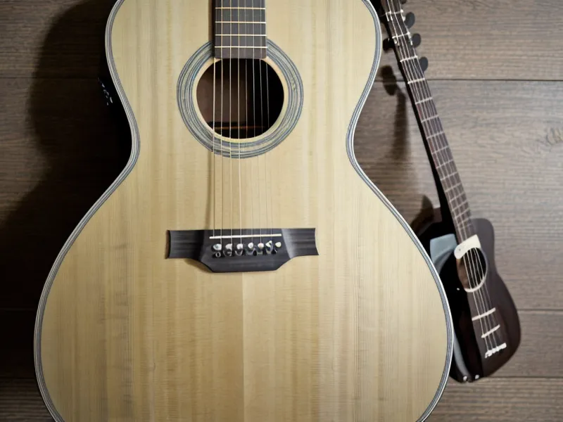 Adulto tocando la guitarra en una reunión familiar, resultado de la práctica eficiente