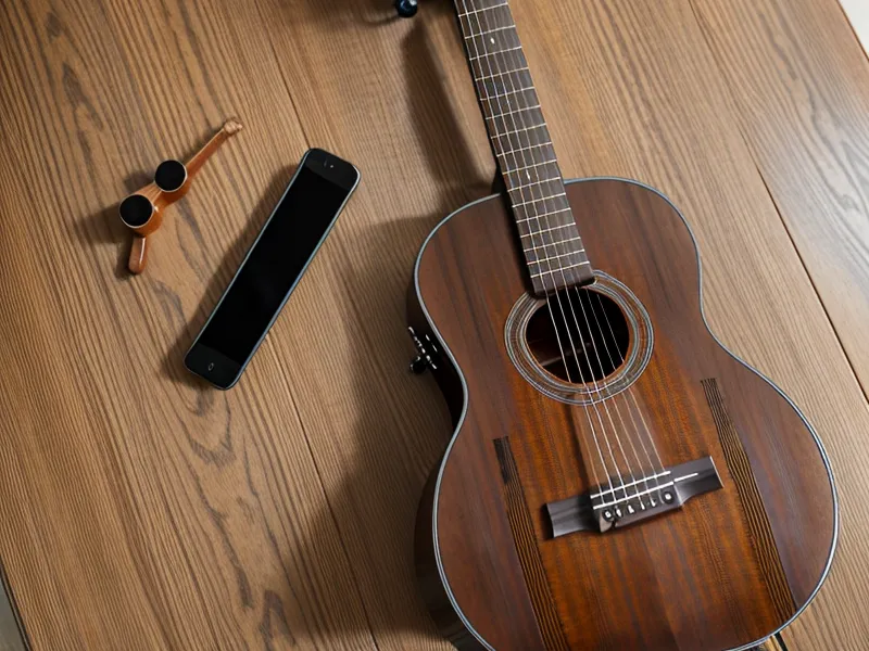 Mano derecha aplicando palm muting sobre el puente de una guitarra eléctrica para limpiar el sonido de los acordes de poder.