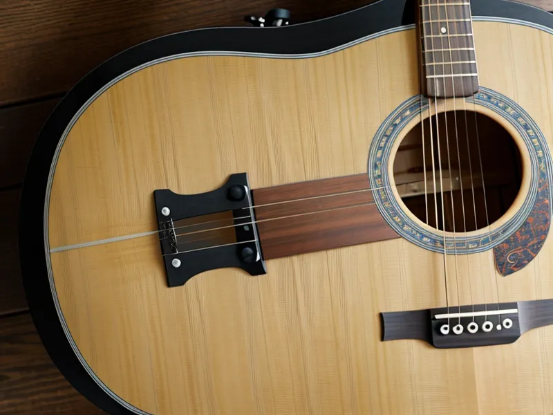 Primer plano de manos de adulto tocando un acorde de Do mayor en guitarra