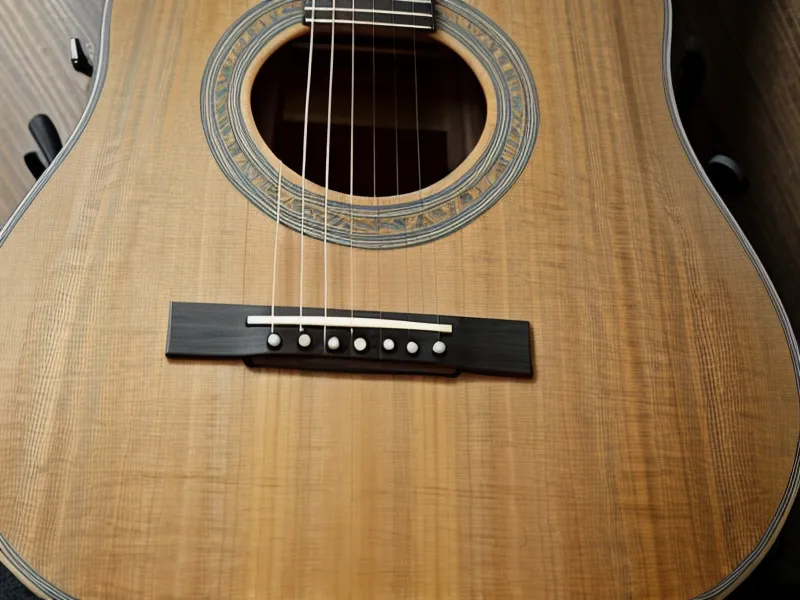 Tableta abierta con un curso online de guitarra mostrando el diagrama de un acorde para principiantes adultos