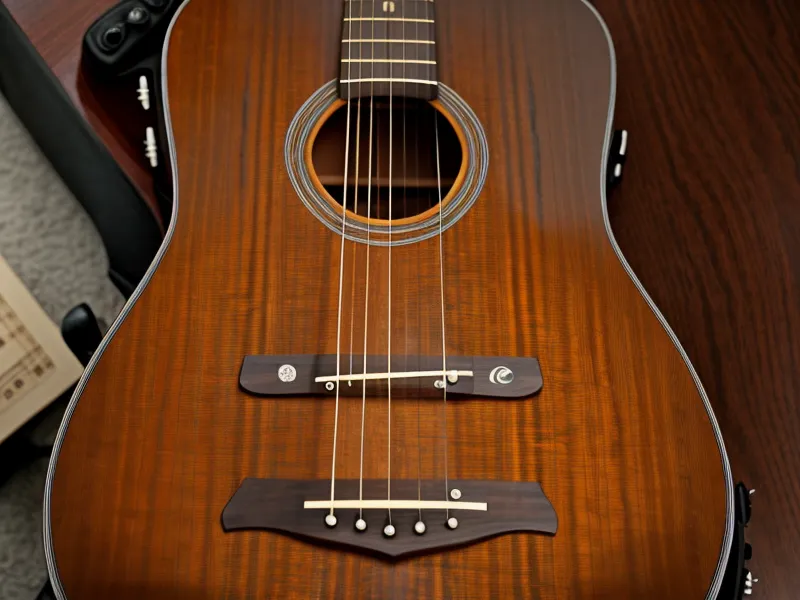 Primer plano de las yemas de los dedos con marcas de cuerdas de guitarra