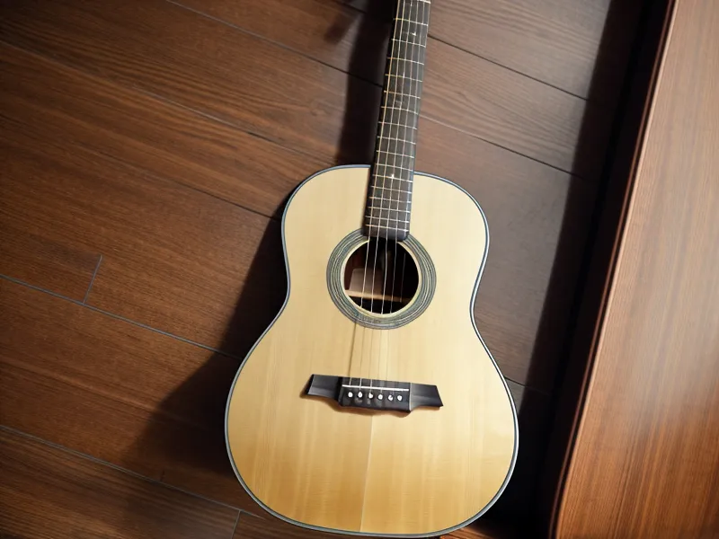Espacio de estudio en casa con computadora mostrando el curso de Guitarra Master.